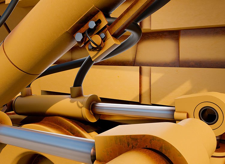 MAKING EARTH MOVING MACHINERY – HYDRAULICS WHICH HAS EXTENDED LIFE.