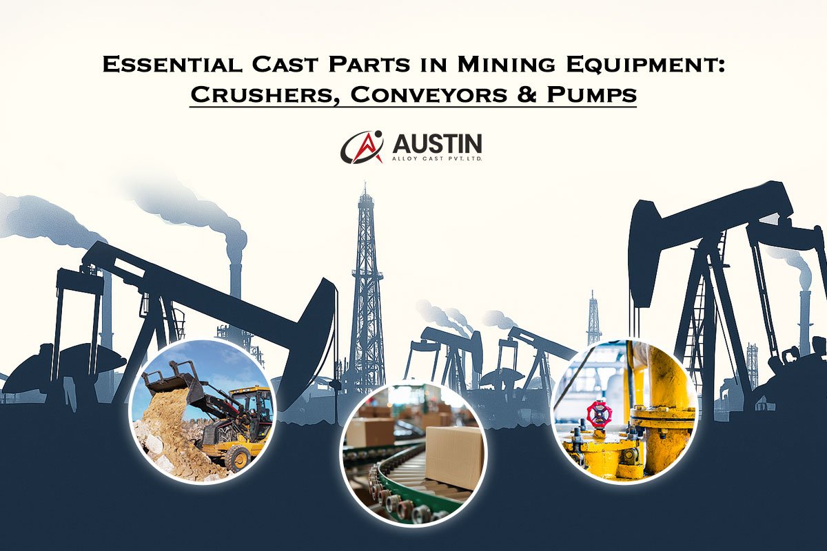 Top Cast Parts Used in Crushers, Pumps, and Conveyors in the Mining Industry