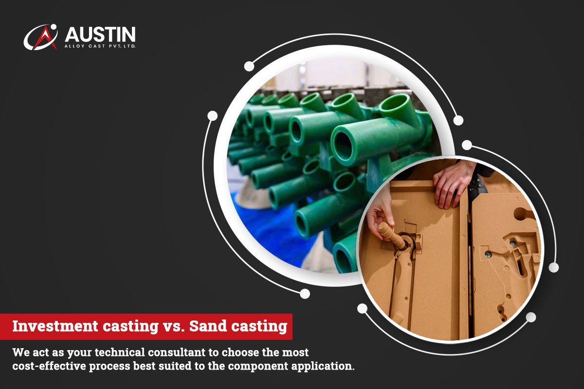 Investment Casting vs. Sand Casting: We Act as Your Technical Consultant to Choose the Most Cost-Effective Process Best Suited to the Component Application