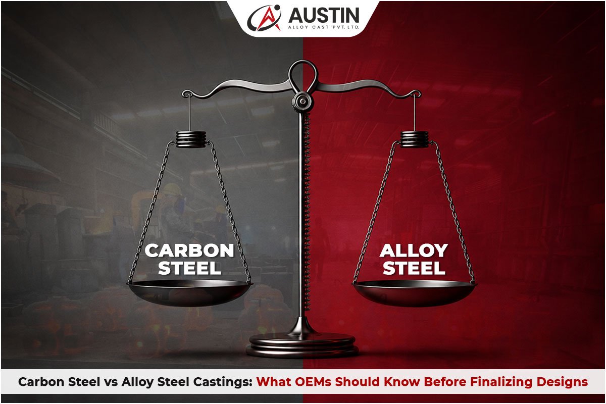 Carbon Steel vs Alloy Steel Castings: What OEMs Should Know Before Finalizing Designs